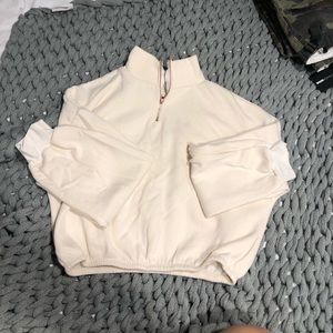 Fashion Nova cropped quarter zip